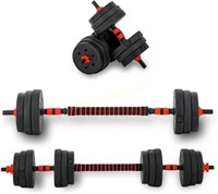 Fit Theory Adjustable Dumbbells - 66LBs Weight Set
