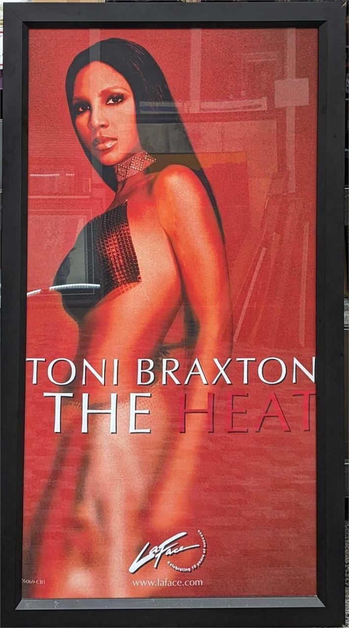 Framed Toni Braxton Heat Original Promotional Post