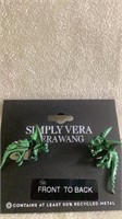 Vera Wang Dragon Earrings