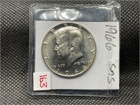 1966 KENNEDY HALF DOLLAR SMS