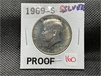 1969-S KENNEDY HALF DOLLAR