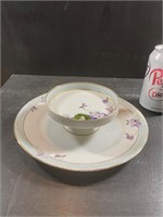 Nippon handpainted hors d’oeuvres dish