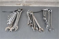 VARIETY OF COMBINATION WRENCHES STANDARD