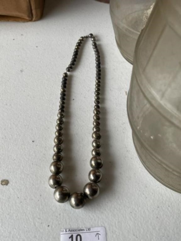 Metal Beaded Necklace