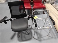 DESK CHAIR, COMMODE STAND