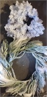 2 HOLIDAY WREATHS