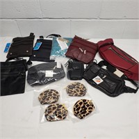 Leather Travel Purses & Waist packs - K