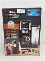 NINJA GROUNDS & PODS COFFEE MAKER - LIKE NEW