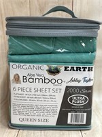 Organic Earth Aloe Vera Bamboo Sheet Set Queen