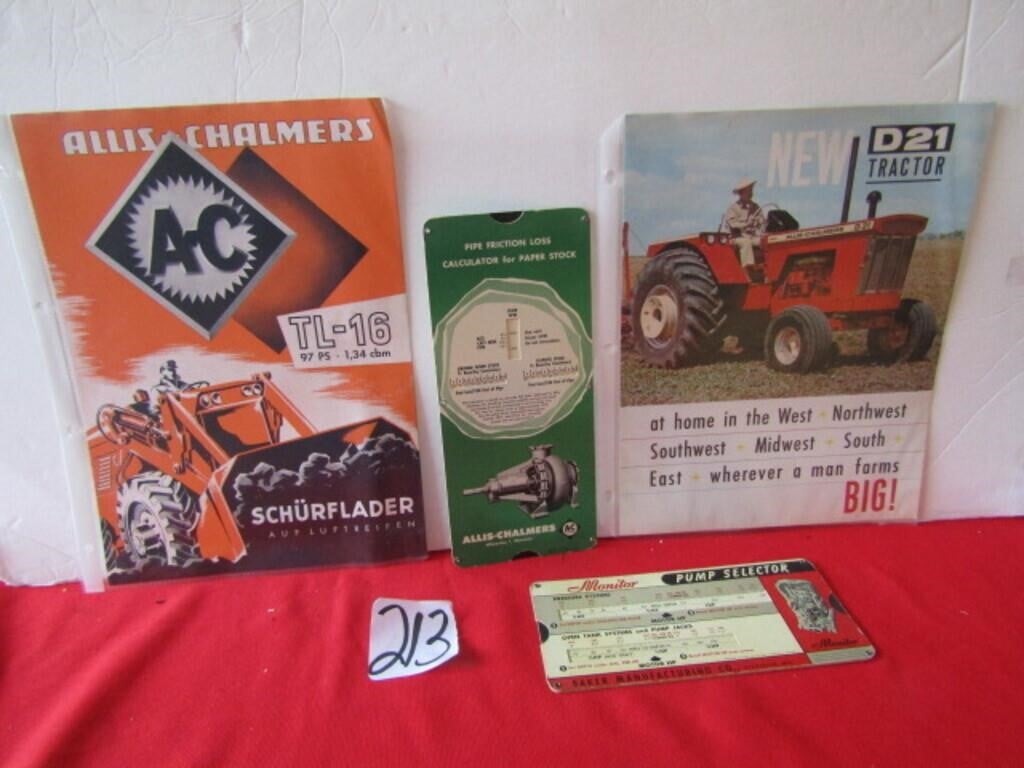 EARLY AGRICULTURE COLLECTION & ADVERTISING ON LINE AUCTION