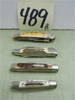 (4) Parker Pocketknives - (1) Ol Remington,