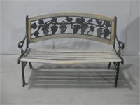 Vtg 49.5"x 18"x 33" Outdoor Bench See Info