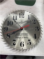 sears and craftsman shop clock
