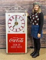 Large Vintage Coca Cola Wall Clock