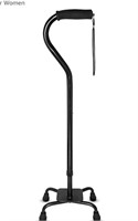 RMS Quad Cane - Adjustable Walking Cane with A
