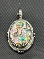 Joseph Esposito 925 Silver and Abalone Pendant