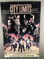 Vintage 1980s City Limits Movie Poster