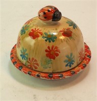Hand Decorated Italian Made Covered Dish