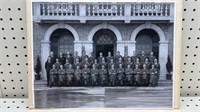 Photo of Staff Officers in Front of Mess *SC.