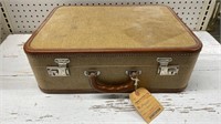 Small Hard Sided Vintage Suitcase.  NO SHIPPING