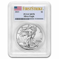 2023 1 Oz Silver Eagle Ms-70 Pcgs Firststrike