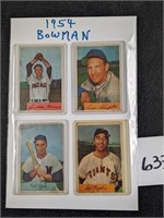 1954 Bowman Baseball Cards