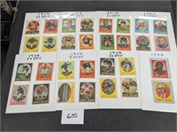 Lot of 1958 Topps Football Cards