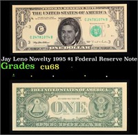 Jay Leno Novelty 1995 $1 Federal Reserve Note $1 G