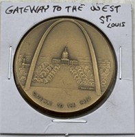 (YZ) Gateway to the West St. Louis Copper Coin