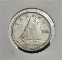 Canada 1941 10c Silver