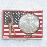 2002 Walking Liberty 1 oz Fine Silver Dollar in