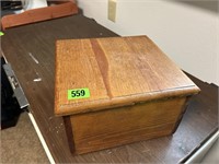 Handmade Wooden Box w/Lid