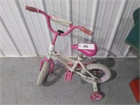Girl\'s Huffy Bike w/ Training Wheels