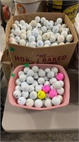 2 BOXES OF GOLF BALLS