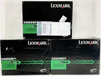 3 Lexmark 64084HW Toner Cartridges