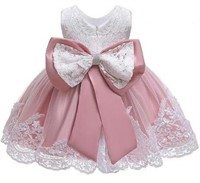 LZH 2PCS Baby Girl's Ruffle Lace Dress