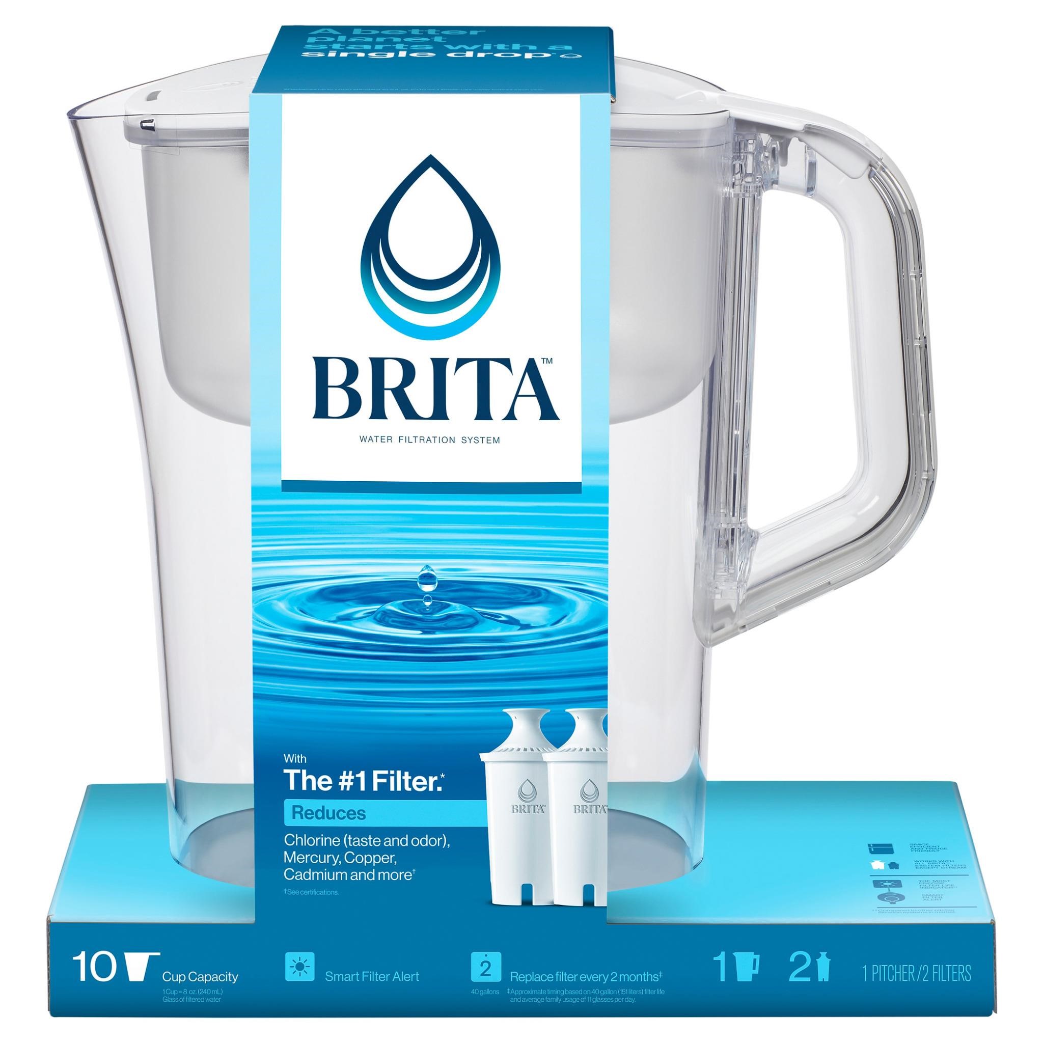 Brita Champlain 10 Cup Pitcher, 1 Filter