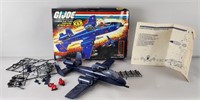 1984 G I Joe Cobra Rattler Jet w/ Pilot & Box