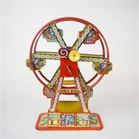 J Chein & Co Tin Litho Ferris Wheel