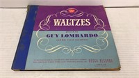 Vintage Record Album With Records Waltzes