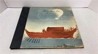 Vintage Record Album With Records Water Music