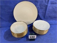 Lenox Bowls, Qty: 8, Saucers, Qty: 9, 1-Platter