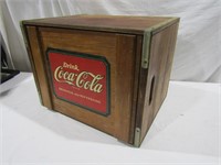 Coca Cola Wooden Box 13 1/2" T x 18" W x 14" D