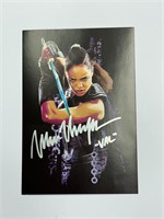 Autograph COA Tessa Thompson Post Card