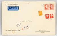 Five Assorted Dutch Stamps with Envelope