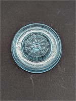 HFJ Co. Teal Jar Pint Lid Patented 1856-1864 Cross