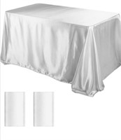 New (Size 60"x102") (missing one) 2 Pack white