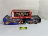 Dale Jarrett Set Of 3 1/24th Scale Diecasts