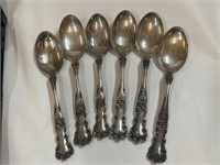 1800s R D Peacock Sterling Silver Spoons Buttercup