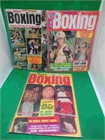 3x 1974-1975 World Boxing Magazines Ali Foreman
